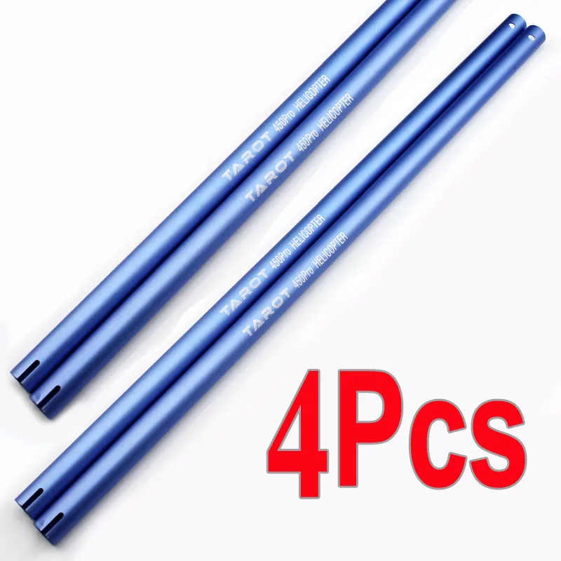 

4 pieces Tarot 450 Aluminium 347mm Tail Boom for Trex 450 RC Helicopter