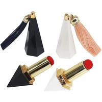 lipstick needles pin cushion with cap tassel black white for rotatable needle holder needlework exquisite sewing storage tools