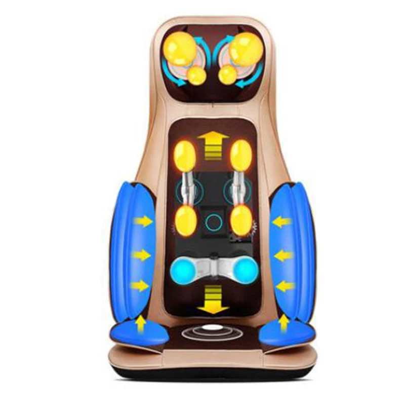 Массажное кресло 220 В для домашнего тела многофункциональный массажер шейного