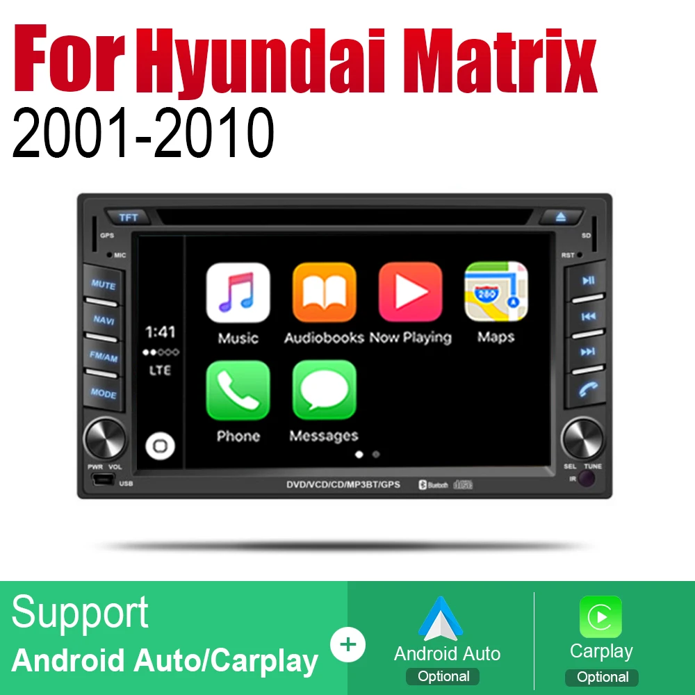 Автомобильные аксессуары для Hyundai Matrix 2001 ~ 2010 Android GPS-навигация мультимедийный