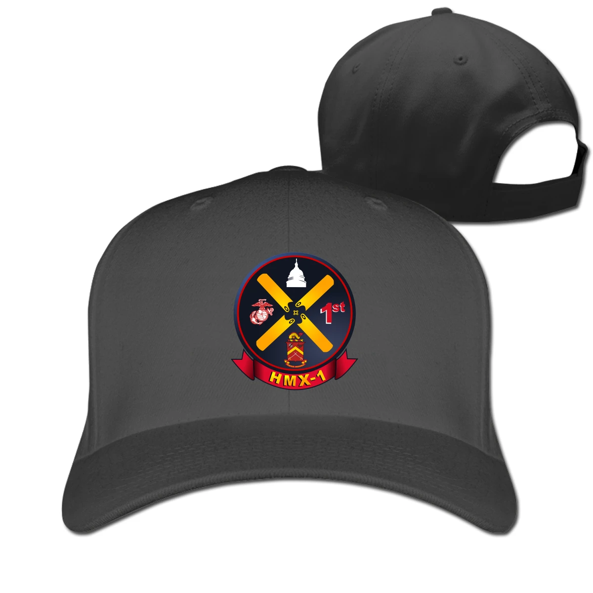 

Marine Helicopter Squadron One man's woman Fashionable breathable Sun Caps