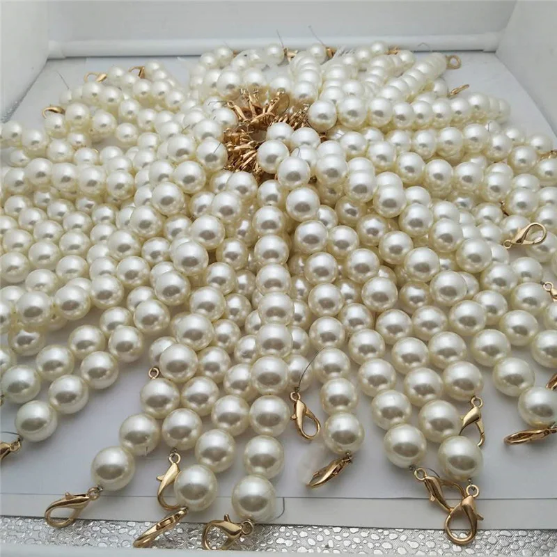 Ручка с белым жемчугом для сумок ремешков и цепочек 10 шт. 16 мм аксессуары ручной