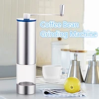 stainless steel mini manual coffee grinder ceramic grinding core portable kitchen tool easy to cleanspice grinder