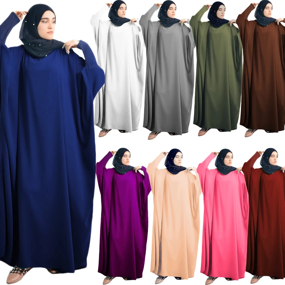 Мусульманское женское Молитвенное платье Абая одежда мусульманская одежда намаз длинный Тауб химар юркен хиджаб Абая Рамадан
