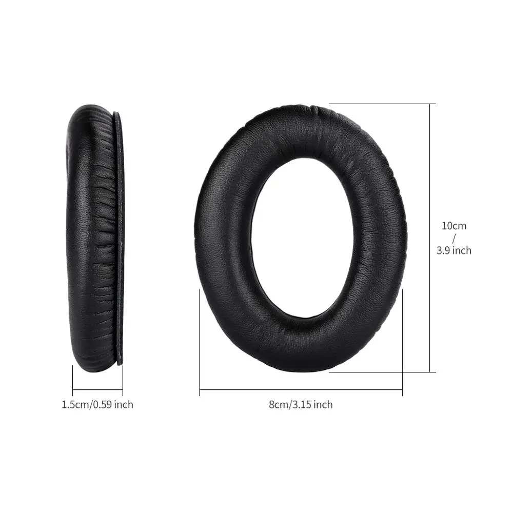 2 шт. Сменные подушечки для ушей с эффектом памяти защитная накладка Bose Quiet Comfort15