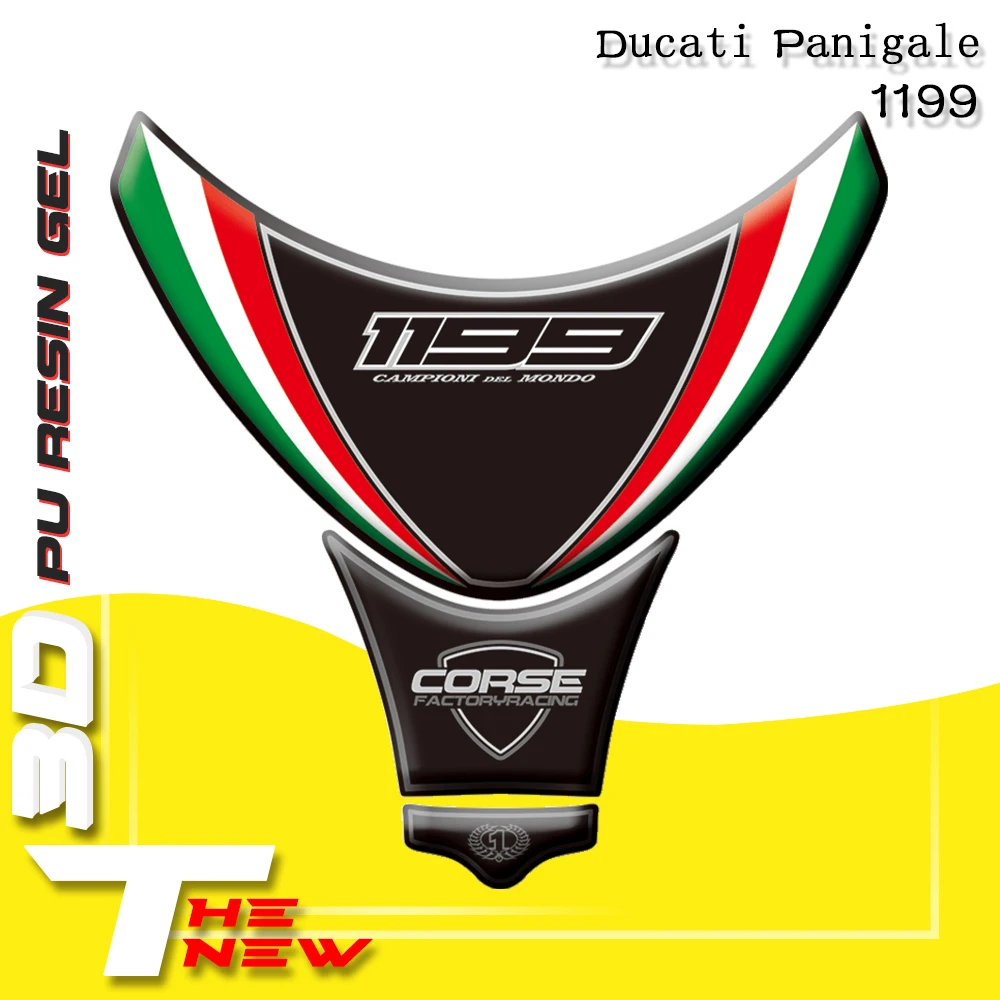 Для поездок на мотоцикле Ducati Panigale 1199 2012 2013 2014 2015 бак мотоцикла Стикеры наклейки 3D