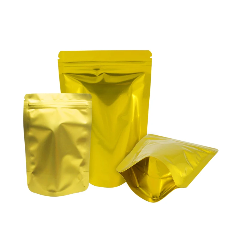 Пакет для хранения продуктов закрывающийся из майларовой фольги с