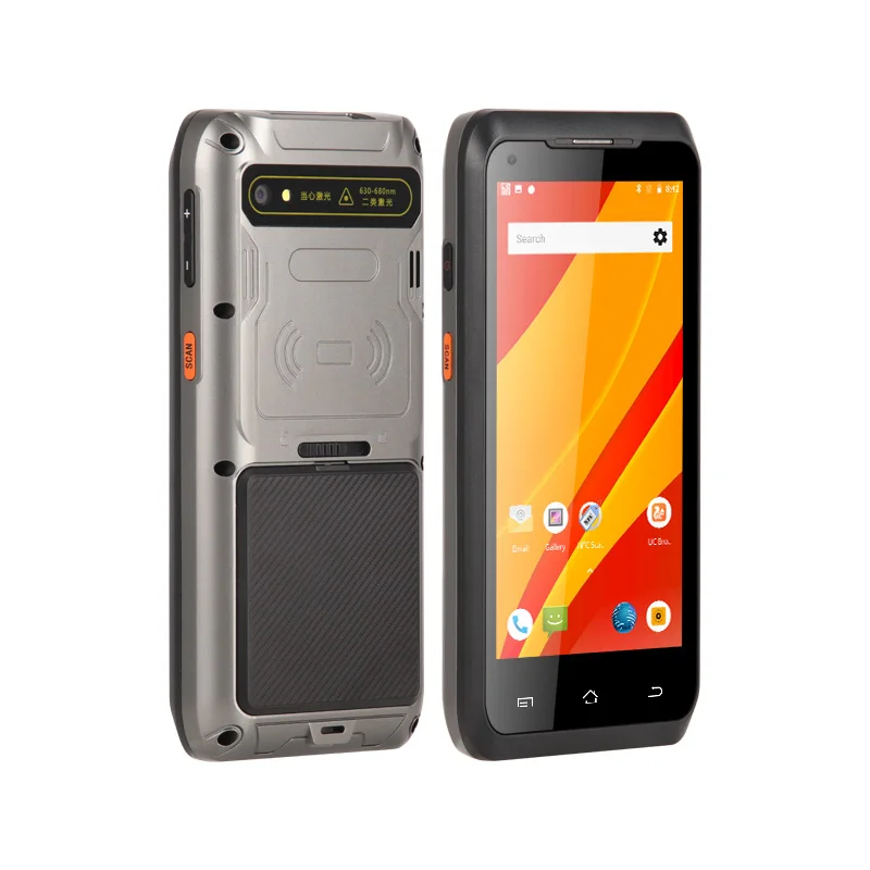 

5.5 Inch Waterproof Android Mobile 1D 2D Portable Rugged Barcode Scanner PDA