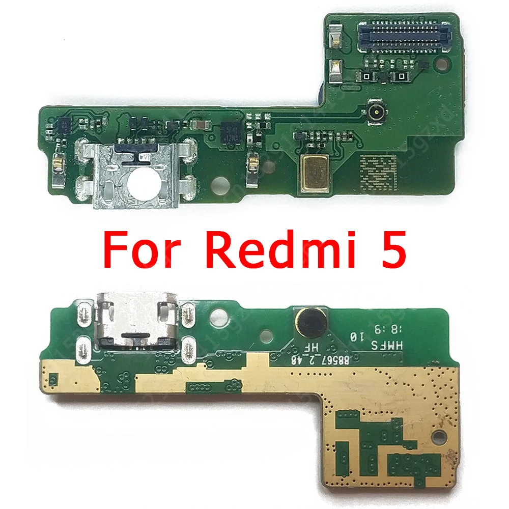 Оригинальная зарядная плата для Xiaomi Redmi 5 USB PCB док разъем гибкий кабель запасные