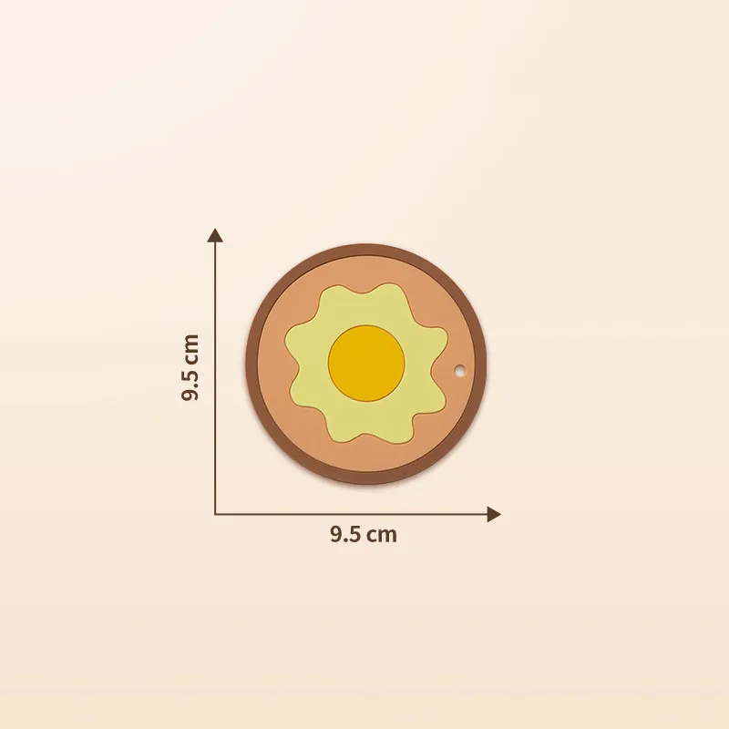 

Round Insulation Silicone Mats Non-Slip Heat-Resistant Anti-Scalding Honeycomb Multifuctional Bowl Pot Holder Thicken Coasters