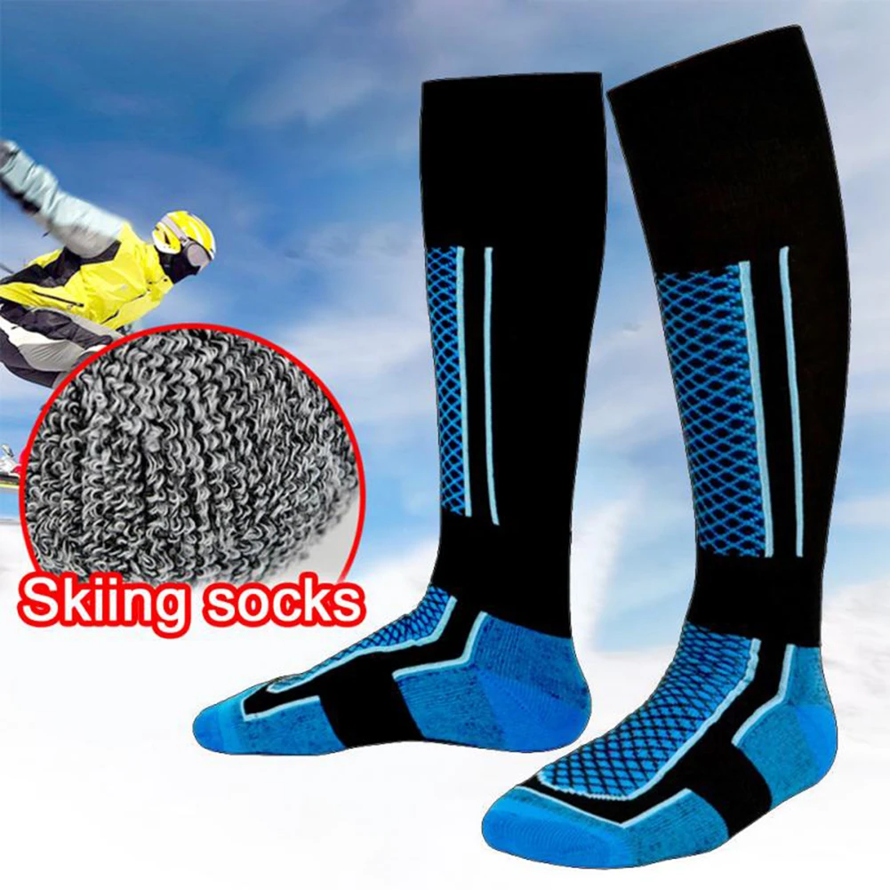 

Long Ski Socks Winter Sports Thicken Sports Socks Wearproof Warm Breathable Outdoor Skiing Cycling Hunting Climbing Thermal Sock