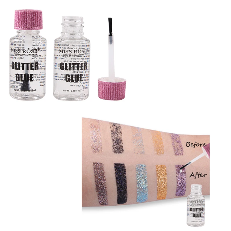 Блестящие блестящие клейкие тени для век лица 25 мл|Блестки тела| |