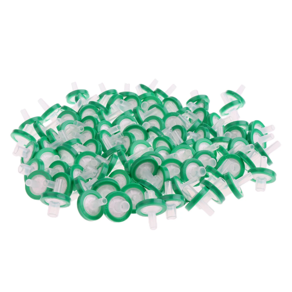 

100 Pcs Scientific Disposable 13mm Controlled Filter 0.22um Nylon