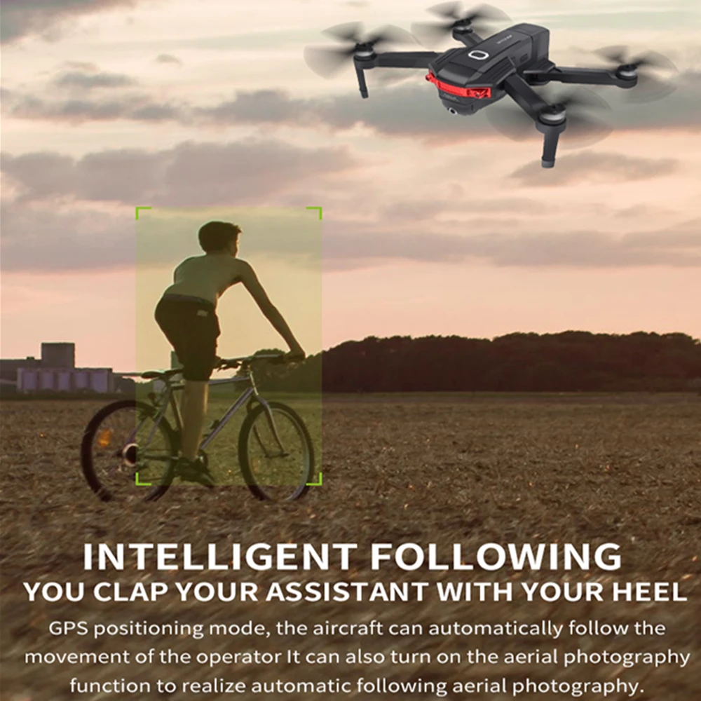 RC Drone 4K GGPS 5G WIFI FPV Ultra HD Wide Angle Dual Camera Quadcopter Brushless Foldable Helicopter Carry Box Travel Bag | Игрушки и