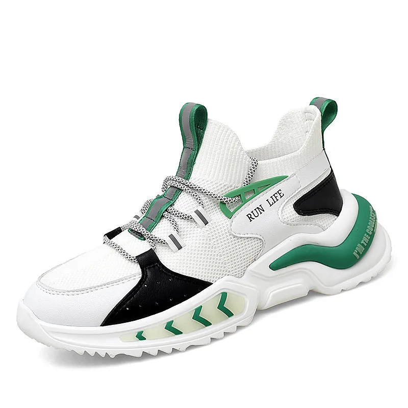 

New style men's breathable shoes Korean style thick-soled comfortable trendy shoes men's sports casual shoes zapatos de hombre