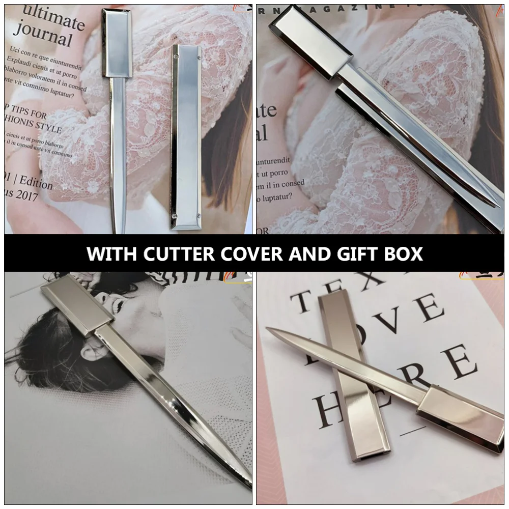 

1 Set Metal Letter Opener Mini Sharp Letter Envelope Opener Safety Papers Cutter