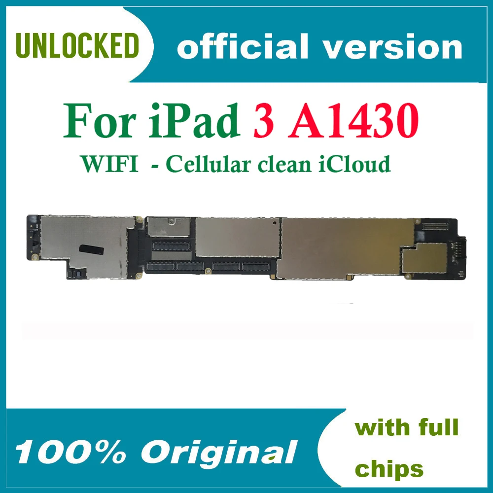 Разблокированные оригинальные логические платы для IPad 3 16 ГБ 32 64 Гб материнская