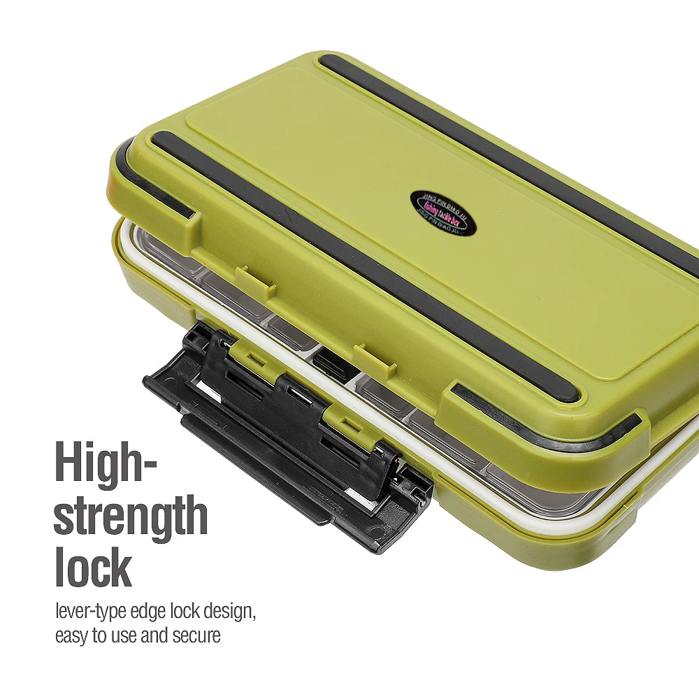 

Fishing Waterproof Fishing Tackle Box Double-Sided Opening and Closing Bait Box Multifunctional Hook and Bait Accessory Box