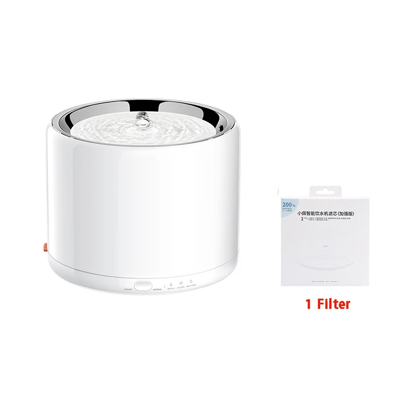 

Cat Water Fountain Stainless Steel 1.35L Automatic Pet Water Fountain LED Auto-Shut Off Pump Bebedero Gato Cat Water Dispenser