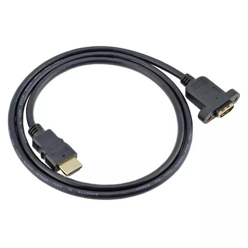 1 шт. 30 см 50 позолоченный HDMI-совместимый удлинитель штекер-гнездо с винтовым