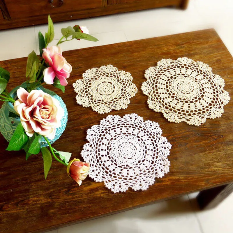 Ручной работы со шнуровкой с круглым носком Настольный коврик хлопковый