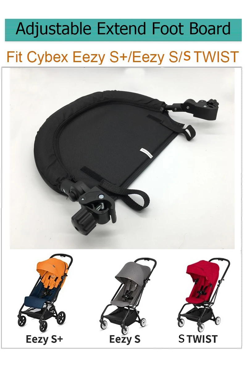 Baby Stroller Accessories Seat Extend Board Adjustable Footboard Extension 30cm Footrest for Cybex EEZY S S+ S STWIST Baby Pram enlarge
