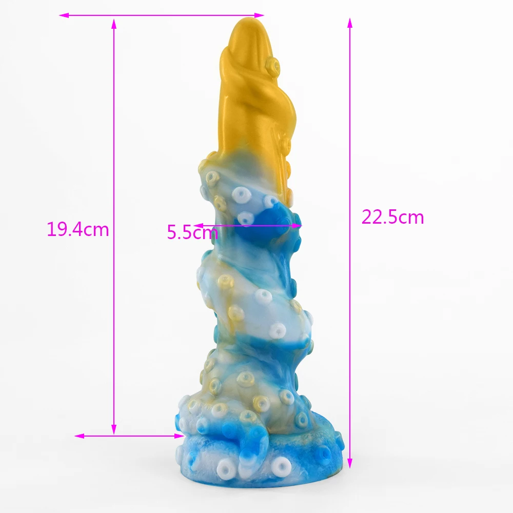 NUUN Deep sea giant большой осьминог tentacles мягкий силиконовый пенис Вагинальный Анальный