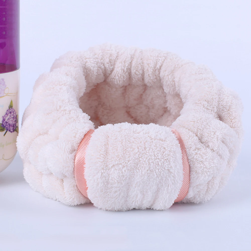 

Coral Fleece Soft Headband Facial Hairband Elastic Hair Band For Women Girls Wash Face Turban Headwear Hair Accessories