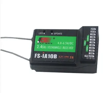 10 канальный приемник Fly Sky 2 4G флэш ресивер стандарта PPM совместимый с I4 I6 GT2E GT2G I10
