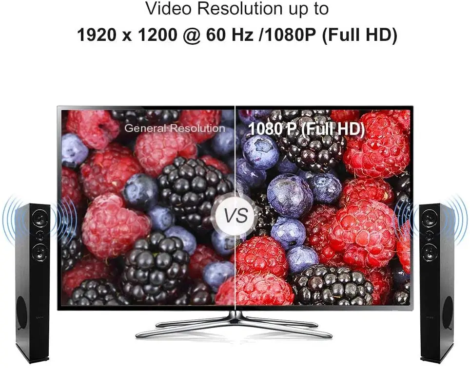 Кабель Displayport-VGA DP-VGA позолоченный стандартный кабель DP папа-VGA папа черного цвета |