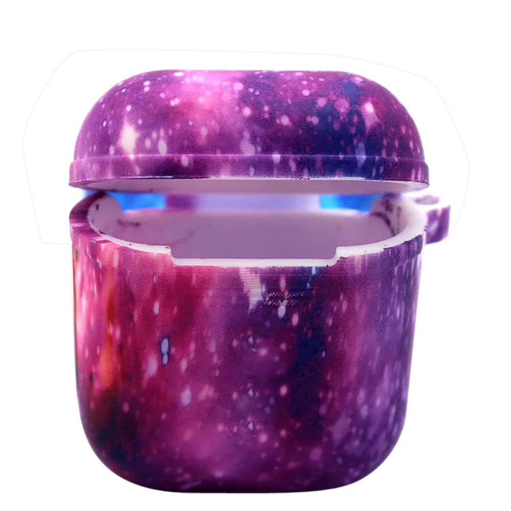Чехол для оригинального Apple Airpods чехол мраморный милый 2 1 Аксессуары наушников Air