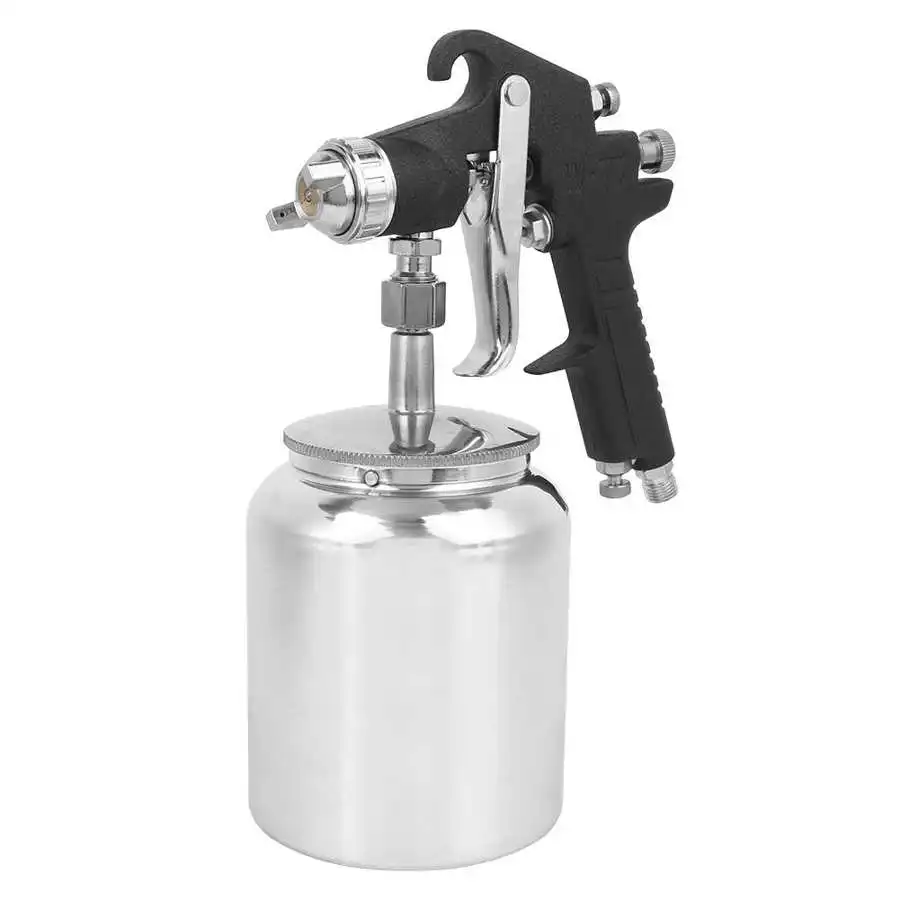 Распылитель краски пневматическая Аэрограф Черный 2 5 мм + нижний распылитель