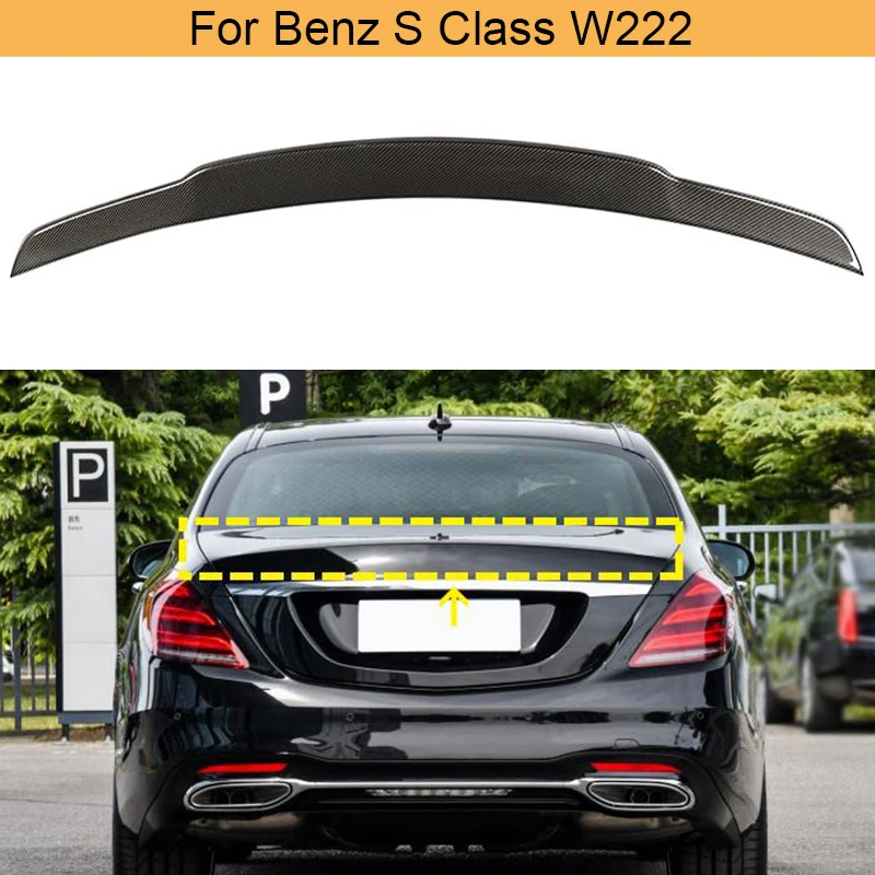 Спойлер на заднее крыло Mercedes-Benz S Class W222 спойлер заднего багажника крыла-2014