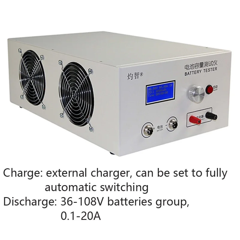 

EBC-B20H 36-108V 20A Lead-acid Lithium Battery Discharge Capacity Tester Online Computer Software Support External Charger