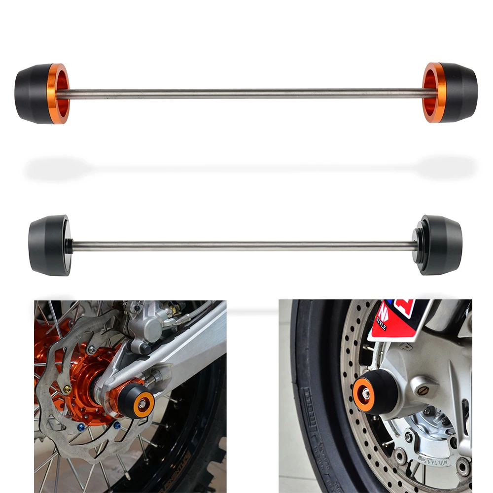 Передняя и задняя оси колеса противоударные слайдеры вилки защитная алюминиевая