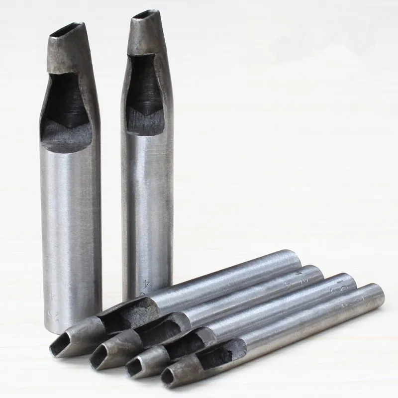 

12pcs/lot Leather Craft Tools Rectangle Shaped Cutter Punch Leather Handmade Craft Tools Punching Hand Tools