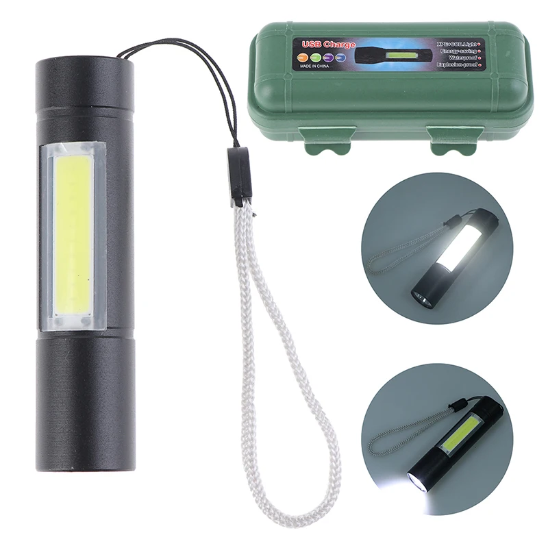 

Outdoor XP-G Q5 Zoom Focus 2000 Lumens Mini led Flashlight Torch Waterproof