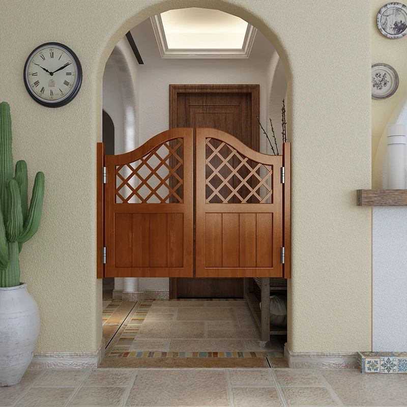 

Pastoral Style Half Waist Door Open Kitchen Partition Door Cowboy Door Waist Door Fence Gate Small Door Free Bar Counter Door