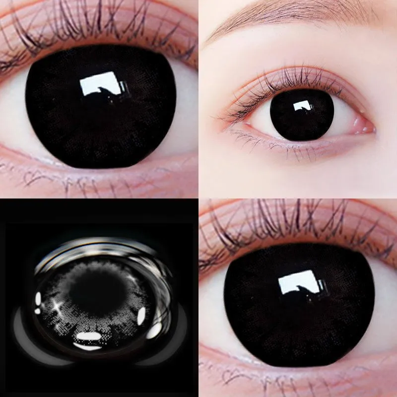 Цветные контактные линзы ed для глаз близорукость естественный цвет аксессуары