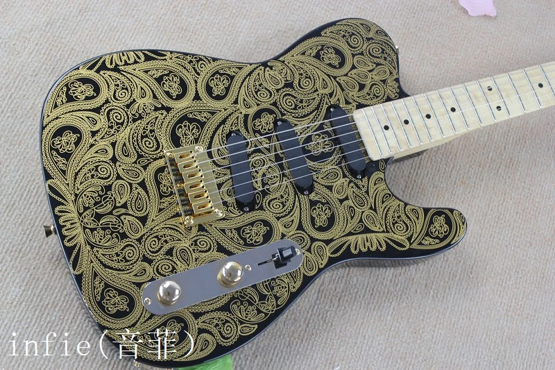 

electric guitar gold pattern Wong imported parts interchangeable with paragraph guitar @3
