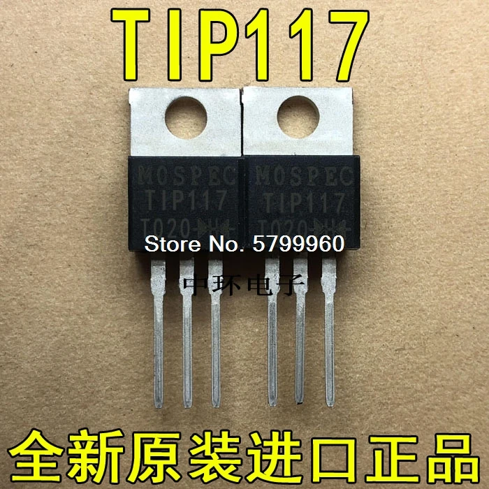 10 шт./лот TIP117 транзистор | Электронные компоненты и принадлежности