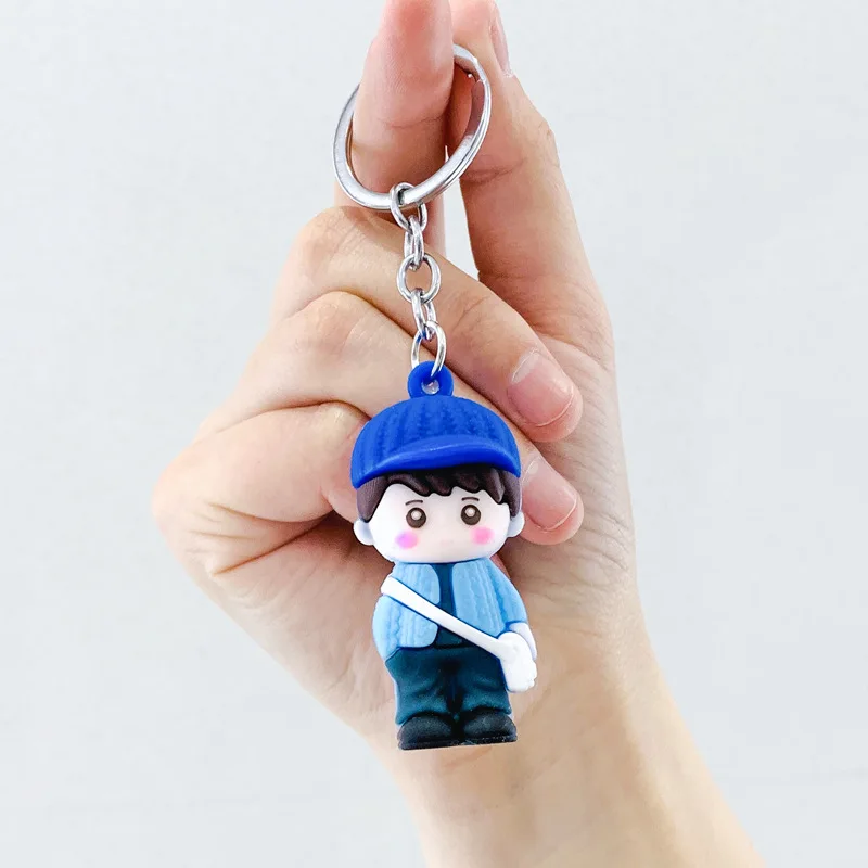 Новинка модный брелок для ключей с героями аниме Студенческая парная кукла