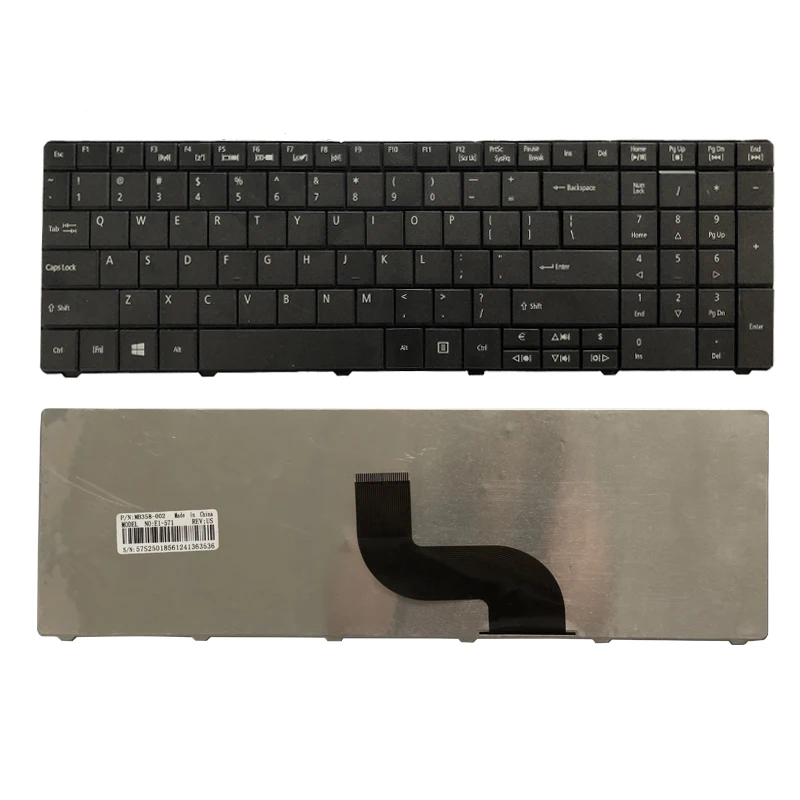 US клавиатура для Acer TravelMate V5WC1 P253 P453 E M MG Black PK130PI1B04 MP 09G33SU 6981W|keyboard for acer|acer travelmate