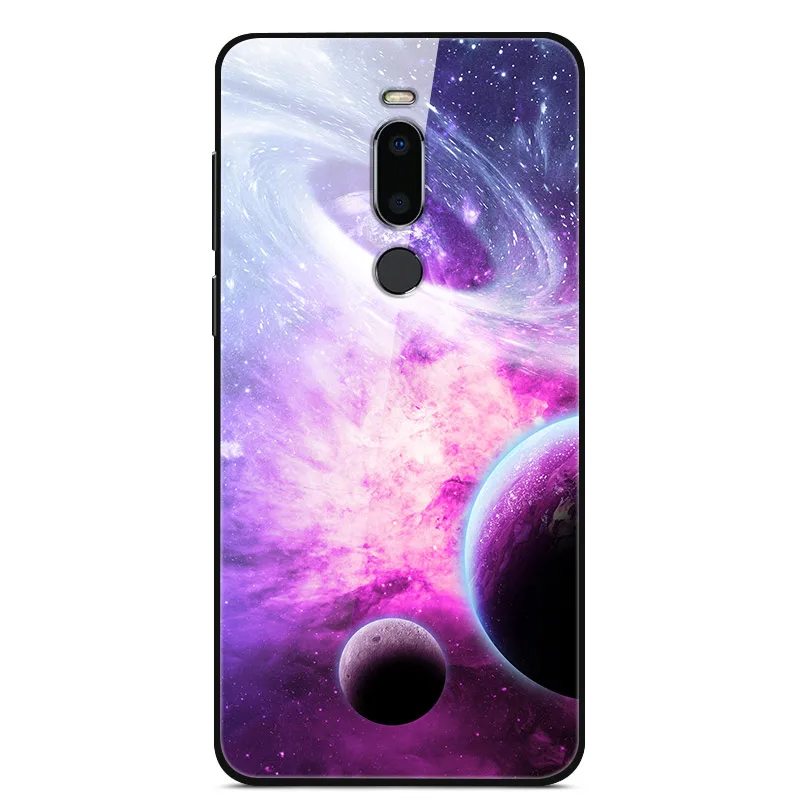 13 Чехол для Meizu M8, чехол из закаленного стекла «Планета космос», чехол из стекла для Meizu M8 M813H, чехол-бампер из ТПУ для Meizu M 8 M8 Shell - Цвет: 13