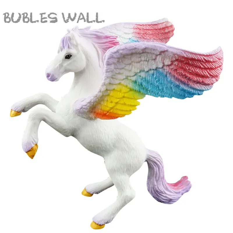 Милый Пегас Тенма эльфов модель единорога моделирование мини-животное лошадь