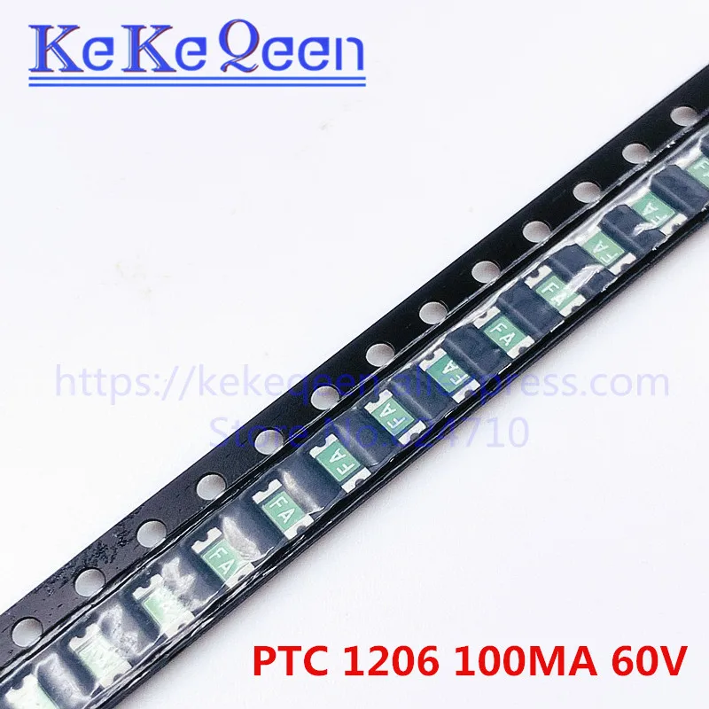 100 шт. сбрасываемые предохранители PTC 1206 а мА 60 в | Строительство и ремонт