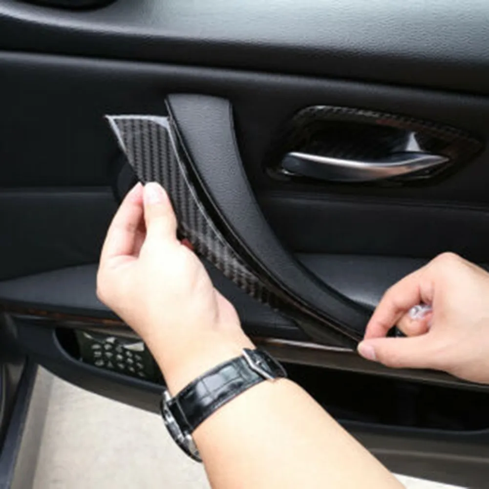 Black Armrest Front Trim For BMW 3 Series E90 E92 2005-2012 Real Carbon Fiber New Practical | Автомобили и мотоциклы
