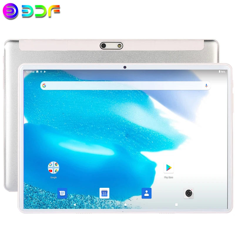 New Tablet PC 2.5D Steel Screen 10.1 inch 3G Phone Call 4GB+64GB Android 9.0 Octa Core Bluetooth 4.0 Wi-Fi GPS Tablets