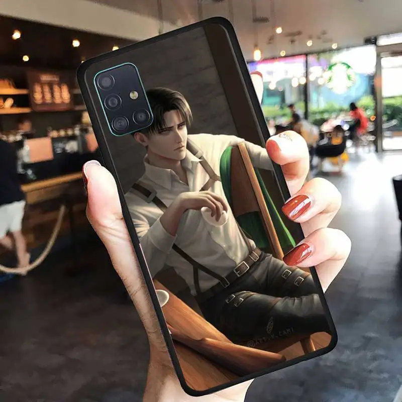 

attack on Titan Phone Case For Samsung A50 A51 A71 A12 A72 A52 A32 A02 A20E A31 A40 A70 A80 Fundas coque