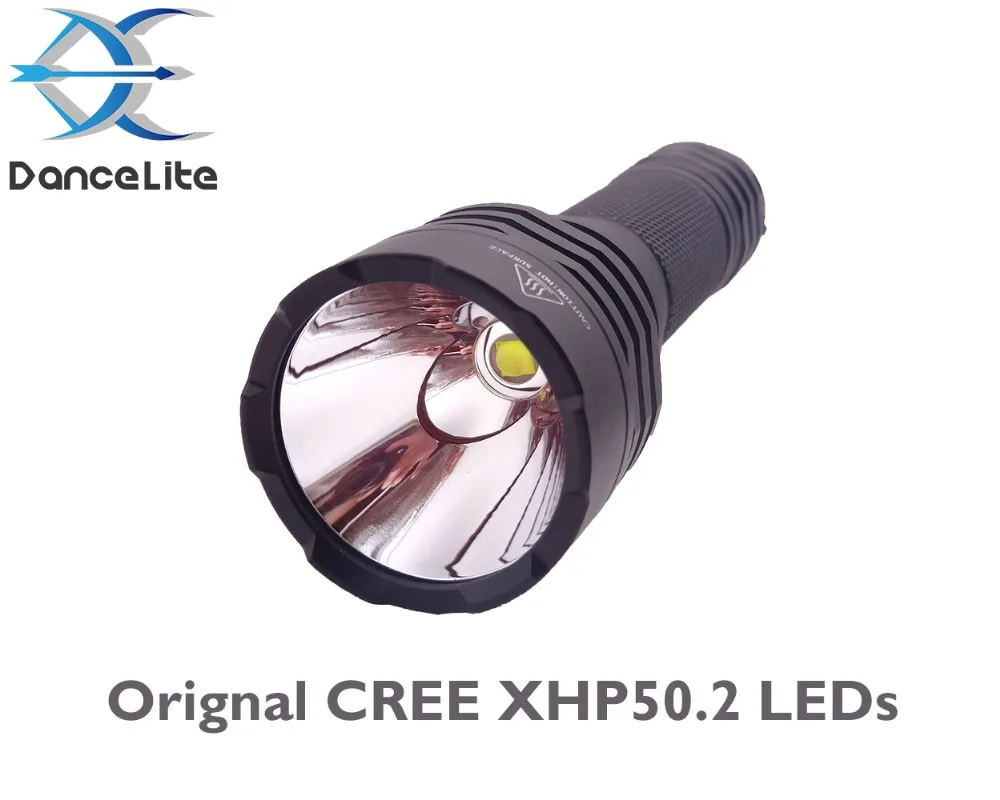 18 Вт Мощный M45 фонарик с XHP50.2 светодиодов 3,7 в 21700/18650 фонарь на батарее факел
